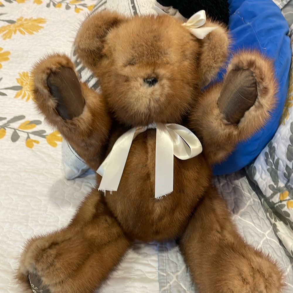 Fur teddy bear